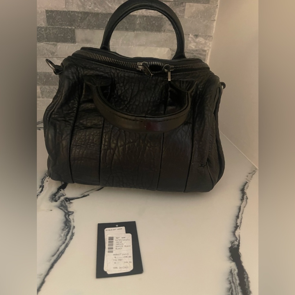 Leather black Alexander Wang